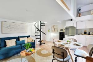 Η κουζίνα ή μικρή κουζίνα στο Residence Eugene - Kremlin-Bicêtre