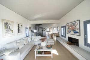 Posezení v ubytování Villas Velanidies