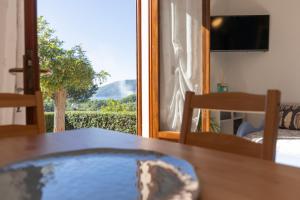 Μια τηλεόραση ή/και κέντρο ψυχαγωγίας στο Appartamenti La Chiocciola by ElbaSummer