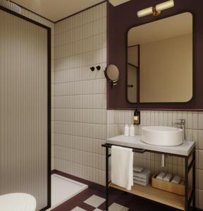 Ένα μπάνιο στο Honest Hotel Granada