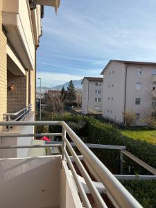 Un balcón o terraza en La Casetta del Glicine