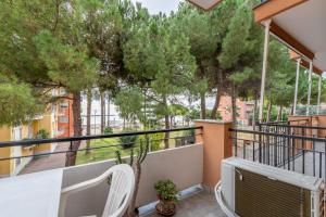 Μπαλκόνι ή βεράντα στο Bilocale Fronte Mare e Parcheggio Privato