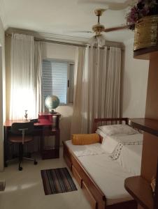 Postel nebo postele na pokoji v ubytování Quarto De Luxe Silver