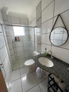 Koupelna v ubytování Apartamento Luzza - 2 quartos + 9 fotografií