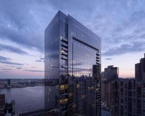 Cảnh New York hoặc tầm nhìn thành phố từ căn hộ