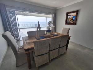 Výhled na řeku, která protéká v blízkosti apartmánu