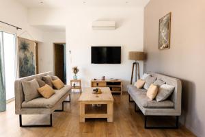 Χώρος καθιστικού στο Villa de standing Fiurenza - Domaine Romella - Piscine - Proche Saint-Florent