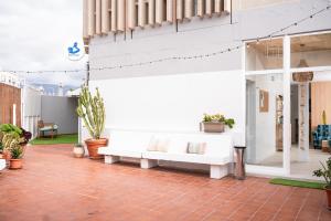 Χώρος καθιστικού στο Bucio Coliving