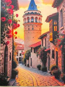 Et lokalt vartegn tæt på lejlighedshotellet