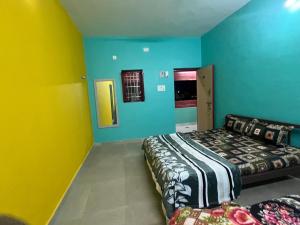 Postel nebo postele na pokoji v ubytování Mountain House