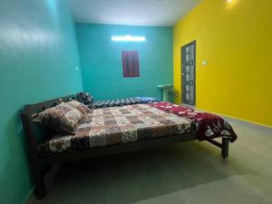 Postel nebo postele na pokoji v ubytování Mountain House