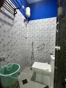 Koupelna v ubytování Mountain House