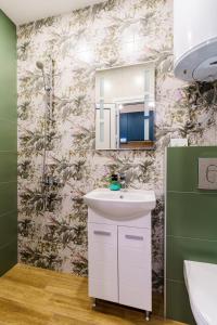 Et badeværelse på Апартамент за гости Ирис 2 Iris guest apartment 2