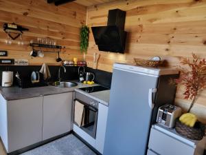 Η κουζίνα ή μικρή κουζίνα στο Cottage MATEJ