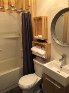 Ванная комната в Domaine des Montagnais