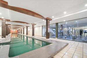 Πισίνα στο ή κοντά στο Harbourside Studio in Pyrmont with Pool, Gym, Sauna, & Parking spot