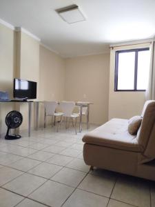 Et tv og/eller underholdning på Flat beira mar de Tambaú