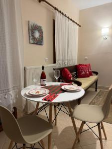 Χώρος καθιστικού στο Lykno Pozar