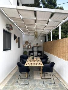 Χώρος καθιστικού στο Villa with private pool close to the beach