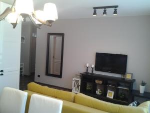 Un televizor și/sau centru de divertisment la Luxury Apartment