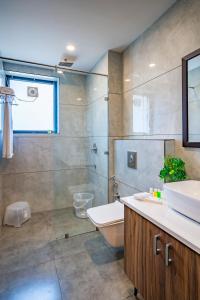 Koupelna v ubytování Anji Retreat