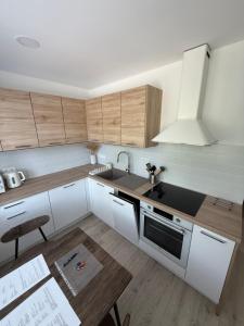 Kuchyň nebo kuchyňský kout v ubytování Thurzova Residence + 4 fotografie