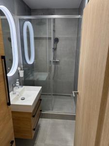 Koupelna v ubytování Thurzova Residence