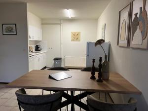 Kuchyň nebo kuchyňský kout v ubytování Kustverhuur, Oude manege Nieuwvliet, Nieuwvliet 11