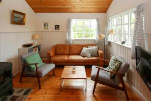 Posezení v ubytování Authentic Cottage Close To The Beach On Samsø