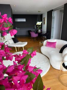 Χώρος καθιστικού στο Apartment Himmelweit +36 φωτογραφίες