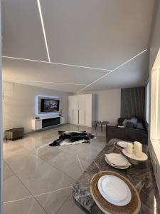 Χώρος καθιστικού στο JE downtown suite