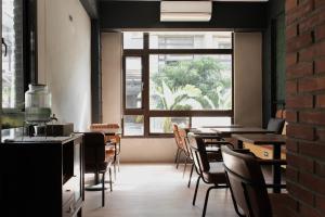 Χώρος καθιστικού στο 鬧鐘關掉旅店 Alarm Off B&B