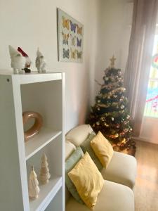 Χώρος καθιστικού στο Villa Magnolia Oliveti