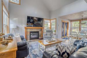 Et opholdsområde på Barefoot Beach House