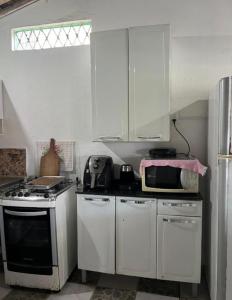 Η κουζίνα ή μικρή κουζίνα στο Casa em Itamaracá