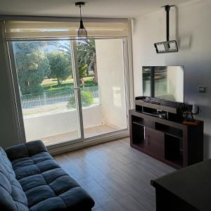 Η κουζίνα ή μικρή κουζίνα στο Departamento a pasos de la playa, Cap 6 personas