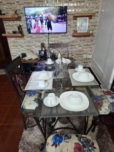 Et tv og/eller underholdning på P Square Apartment