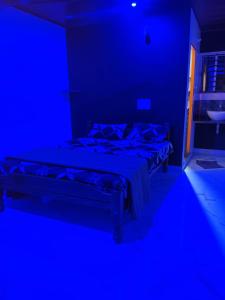 Кровать или кровати в номере Moon Valley Gokarna