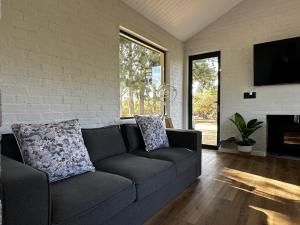 Χώρος καθιστικού στο Genadendaal Vineyard Villa