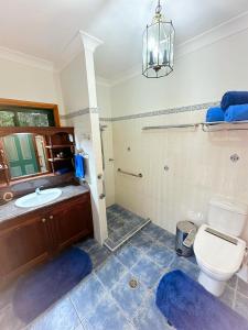 Ένα μπάνιο στο Evermoore Homestead