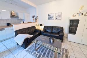 Kuchyň nebo kuchyňský kout v ubytování Ferienwohnung im Kurviertel 504