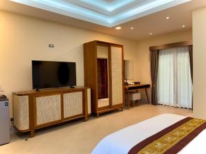 Μια τηλεόραση ή/και κέντρο ψυχαγωγίας στο Villa Sri Raya