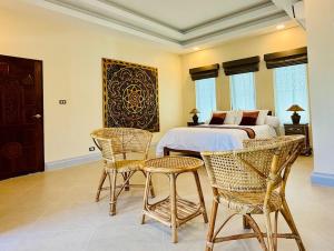 Χώρος καθιστικού στο Villa Sri Raya