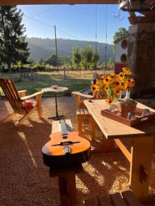 Üldine mäevaade või majutusasutusest Roulotte Le gîte-ânes pildistatud vaade