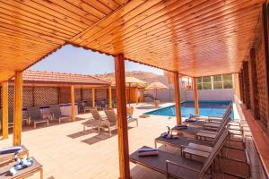 Swimmingpoolen hos eller tæt på Petra Moon Hotel