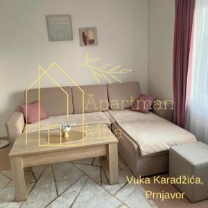 Χώρος καθιστικού στο Apartman Mila Prnjavor