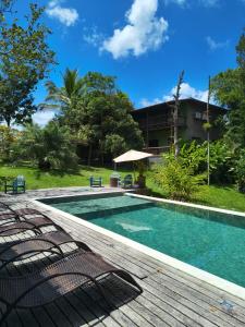 Bazén v ubytování Casa Gabriela-Confort and Exclusivity in Trancoso nebo v jeho okolí