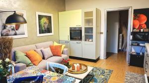 Køkken eller tekøkken på Attico elegante con splendida vista sul Po e Superga