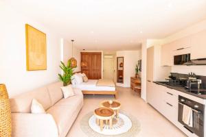 Η κουζίνα ή μικρή κουζίνα στο Cosy bay studio peaceful stay near the beach +15 φωτογραφίες