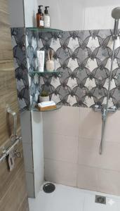 Koupelna v ubytování Sangam Villa